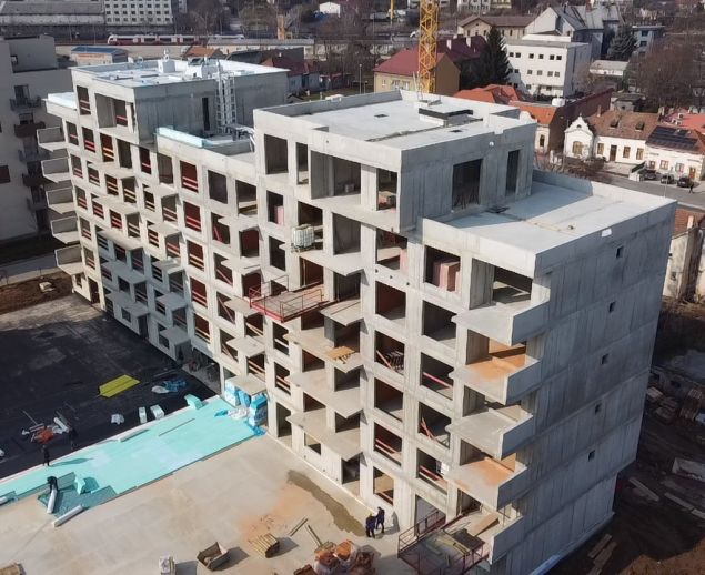 Priebeh aktuálnej výstavby BD C32